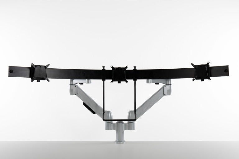 Tandem-Rail-Schiene für drei Monitore